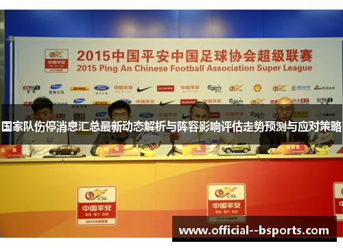 国家队伤停消息汇总最新动态解析与阵容影响评估走势预测与应对策略 国家队伤停消息汇总最新动态解析与阵容影响评估走势预测与应对策略